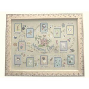 Memory Lane School Year Wooden Ruler Frame Children's School Pictures K-12 NEW